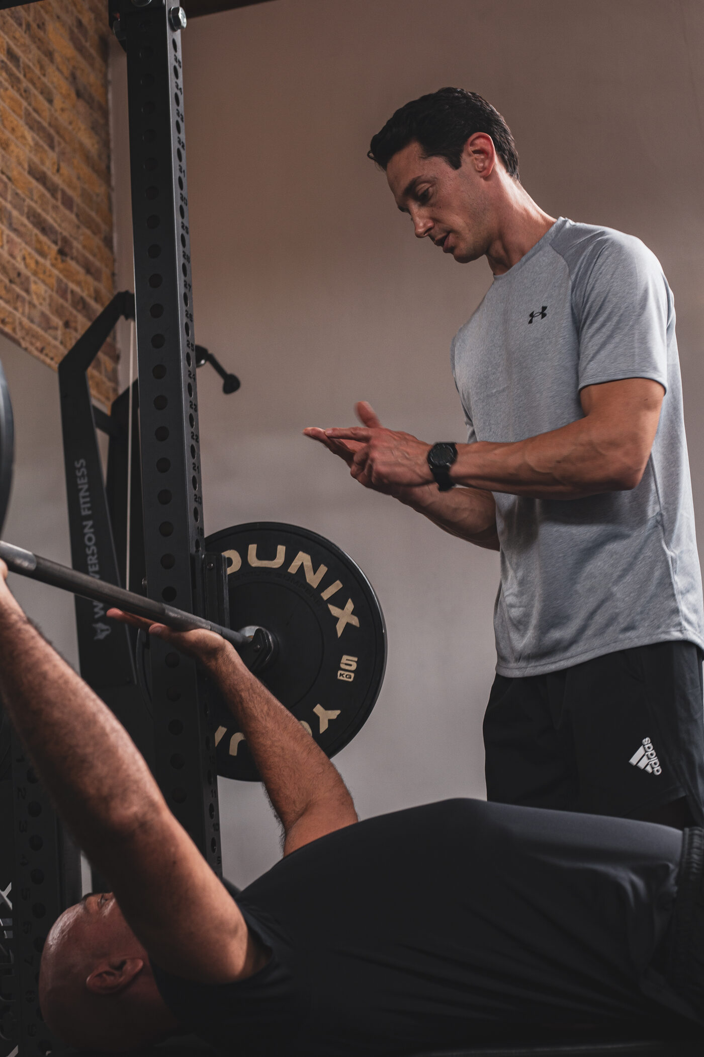 Andrej Smidl coaching a client — Personal Trainer West London